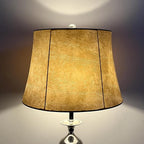 Tootoo Star Brown Large Drum Lamp Shade for Chandeliers Floor Light and Table Lamp,12x16x11" Spider,Fabric Natural Linen Hand Crafted (leather)