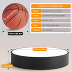 Modern Dimmable Round Black LED Large Flush Mount Ceiling Light Fixture, Mounted Ceiling Lamp Lighting Fixtures,5CCT 2700-6000K for Kitchen Master Bedroom Living Room,36W 15.74 Inch