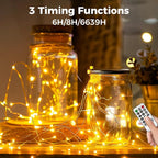 btfarm Fairy Lights Plug in with Remote, 660FT 2000 LED Outdoor Twinkle Lights Waterproof with Timer, 8 Modes Indoor String Lights for Bedroom Patio Garden Wedding Christmas Decoration, Warm White