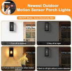 15" Large Outdoor Wall Lights, Dusk to Dawn Motion Sensor Outdoor Lights, Waterproof Anti-Rust Wall Sconces, Exterior Lighting Fixtures for Front Door, Porch, Garage, 1 Pack