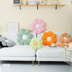 sioloc Flower Pillow,Flower Shaped Throw Pillow Butt Cushion Flower Floor Pillow,Seating Cushion,Cute Room Decor & Plush Pillow for Bedroom Sofa Chair(Light Green,23.6'')