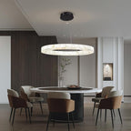 Alabaster Chandelier Spanish Natural Marble Round D30in Chandeliers, Modern Living Room Chandelier, Alabaster Pendant Light Fixture, Dimmable Chandeliers for Bedroom, Entryway, Foyer, Hallway