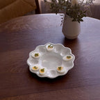 Beatriz Ball VIDA Alegria Deviled Egg Platter (White)