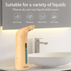 Convenient Automatic Soap Dispenser,4 Adjustable Levels Touchless Hand Sanitizer Pump with Infrared Sensor, 400 ml Countertop Electric Soap Dispenser for Bathroom,Kitchen