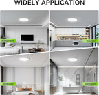 MODERN Two Pack 28W 3200lm Flush Mount LED Ceiling Light, Super Thin 12 inch, 5000K Daylight, UndimmableCeiling Light Surface Mount for Bedroom, Living Room, Dining Room