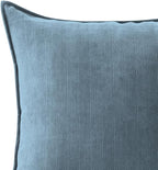 Luxury Tweed & Chenille Throw Pillow Covers – Set of 2 (18" x 18") with Soft and Luxurious Textures Decorative Throw Pillows for Couch, Bed, and Home Decor (Blue)