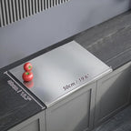 304 Stainless Steel Cutting Board – Stainless Steel Kitchen Chopping Boards Non-Slip, Dishwasher Safe – Ideal for Meat, Vegetables, Fruits, Bread & Baking – Commercial & Home Use (19.6 * 15.7in)