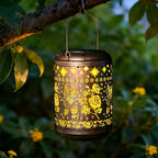Solar Lanterns Outdoor Waterproof Hummingbird Christmas Garden Decor for Outside Birthday Gifts for Women Mom Grandma Hanging Solar Lights Metal Decoration for Yard, Patio,Backyard,Porch
