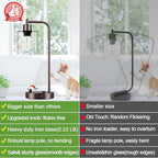 Set of 2 Oil Rubbed Bronze Table Lamps with USB C+A Ports and Outlet, Fully Stepless Dimmable Bedside Lamps, Industrial Desk Lamps with Clear Glass Shade for Living Room (2 LED Bulb)