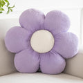 Xiashrk Flower Pillows, Decorative Pillows for Couch, Cute Daisy Pillow for Bed, Flower Shaped Decorative Throw Pillow Room Decor (Lavender Purple, 19.6 Inches)