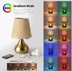 Cordless Table Lamp Rechargeable, Good Mini Table Lamp for Nightstand, Battery Operated Small Table Lamp for Small Spaces for Kitchen Counter, Bookshelf, Bedside, Bedroom, Living Room