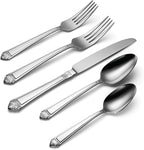 Oneida Eave 20 Piece Everyday Flatware Set, Service for 4, 18/0 Stainless Steel, Silverware Set | (Pack of 3)