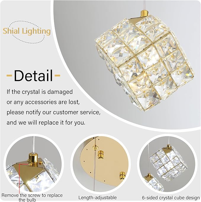 10-Lights LED Staircase Chandelier Modern Foyer Crystal Chandeliers Large Gold Chandelier for High Ceilings,Crystal Pendant Light for Living Room Stairwell Dining Room Entryway