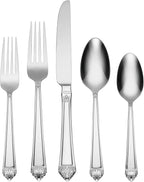 Oneida Eave 20 Piece Everyday Flatware Set, Service for 4, 18/0 Stainless Steel, Silverware Set