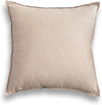 Jeanerlor SureGuard Pillowcase Cousion Cover Decor Cotton Linen with Unique Design to Embellish Study Room/House/Office, 20"x20"(50 x 50cm), Light Linen