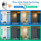 VIANIS Motion Sensor Outdoor Light Fixtures Wall Mount, 2 Pack White Dusk to Dawn Exterior Wall Lantern, Anti-Rust Wall Mount Lighting with Clear Glass Shade for House, Entryway, Front Door