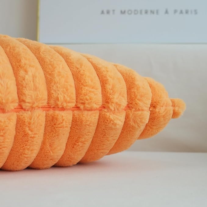 JOJUSIS Pack of 2 Faux Fur Plush Decorative Throw Pillow Covers Couch Cushion Case Soft Pillowcases (Orange, 24 x 24-Inch)