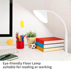 LED Floor Lamp, 18W Floor Lamp with Remote & Touch Control, 2700K-6500K Adjustable Eye Caring Standing Light for Living Room, Bedroom, Office