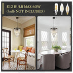 3 Pack Black Crystal Pendant Light for Kitchen Island,Modern Mini Crystal Chandeliers for Dining Room,3 Tiers K9 Ceiling Pendant Light Fixture for Hallway Bedroom Closet