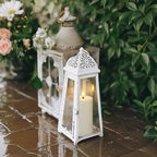 Flameless Waterproof 2.2" x4" 4" 5" 5" 6" 6" 7" 7" Pillar Candles with Remote Control and Timer, LED Battery Operated Plastic Ivory Pack of 8 Outdoor Flickering Warm Light