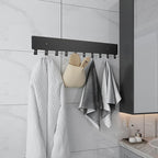 Key Holder Wall Mount with 10 Hooks - Key Rack Organizer for Entryway, Kitchen & Office, Screw-in Mounting 1 Pack 14 Inch