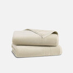 Brooklinen Super-Plush Turkish Cotton Bath Towels Set of 2 Cotton, 820 GSM, Machine Washable, Perfect Bath Towels for Bathroom, Spa & Shower (30" x 58", Stone Beige)