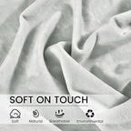 PHF Truly Velvet Zippered Body Pillowcase, No Insert, 1 Pack Ultra Soft Breathable Pillow Sham Cover with Zipper, 20"X 54" Long Luxury Cozy Warm Fuzzy Flannel, Silver Grey