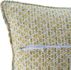 Luxury Tweed & Chenille Throw Pillow Covers – Set of 2 (18" x 18") with Soft and Luxurious Textures Decorative Throw Pillows for Couch, Bed, and Home Decor (Green)