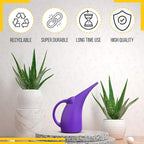 KP KOOL PRODUCTS Water Can 1/2 Gallon - Small Watering Can for Indoor Plants - Outdoor Water Can - Purple Plant Waterer - Plastic Watering Can for Garden