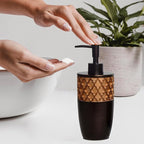 6-Piece Bathroom Accessories Set – Soap Dispenser, Toothbrush Holder, Tumbler, Soap Dish, Cotton Swab Jar & Toilet Brush – Modern Bathroom Decor Set (Wally)