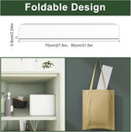 Bathtub Tray, Foldable Anti-dust Bathtub Cover Bath Insulation Cover, PVC Shutter Bath Lid Fit Most Tubs, Can Store Wine Glass, Books, Tablets, Cellphones