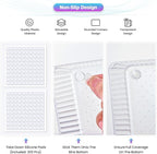 25 PCS Clear Plastic Drawer Organizer Set - 4 Sizes Makeup Organizer Desk Drawer Divider Bathroom Organizers and Storage Bins for Makeup, Jewelry, Gadgets, Office, Kitchen, Bedroom, Bathroom