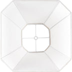 GO&SO Set of 2 Off White Fabric Lampshade Bell Lamp Shades,6.5"Top x 13"Bottom x 10.5''Height, Traditional Linen Lamp Shade for Table & Floor Lamps -Hand Crafted -Spider Fitter -Medium Decor Shades