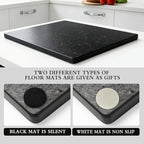 Natural granite Cutting Board- 16x12 Inch Kitchen Bakery Tool for Professional Chef & Baker's Tray - granite Display for Elegant Food Presentation & Stylish Kitchen Decor (black)