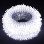 200 LED 66ft Christmas String Lights Indoor Outdoor, 8 Modes Christmas Fairy Lights with Timer & Momory, IP44 Waterproof Christmas Tree Lights for Xmas Patio Yard Fence Balcony Garden (Cool White)