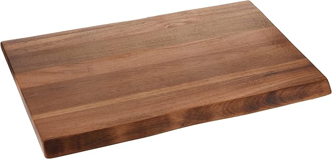 Rachael Ray Pantryware Wood Cutting Board/Wood Serving Board - 17 Inch x 12 Inch, Brown (Pack of 4)