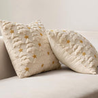 MIULEE Christmas Pillow Covers 20x20 Inch Set of 2, Beige Christmas Tree Plush Faux Fur Pillowcases Soft Decorative Throw Pillow Cases for Couch Sofa Living Room Winter Xmas Holiday Home Decor