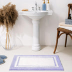 GRANNY SAYS Microfiber Bathroom Rugs Non Slip Washable, Water Absorbent Bathroom Mats for Tub, Soft Bath Mats for Bath Floor & Shower, Bath Rug, 20" x 32", Purple