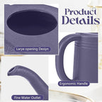 Watering Can for Garden Indoor Plants Outdoor Plant House Flower - 1/4 Gallon - Purple