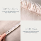 Phantoscope Faux Fur Solid Decorative Pillow Cover Fluffy Throw Pillow Mongolian Luxury Fuzzy Pillow Case Cushion Cover for Bedroom and Couch, Beige 20 x 20 Inches, Pack of 1