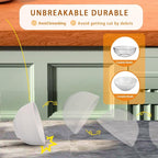 Rubtlamp Wheat Straw Plates and Bowls sets, Reusable Plastic Plate Set for 4, Kitchen Wheat Straw Dinnerware Sets (Spring Four Colors) Include Dinner Platos, Dessert Platos, Cereal Bowls, Cups