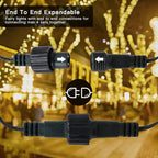 300 LED Christmas String Lights, 108FT - UL Certified Outdoor & Indoor Fairy Lights for Tree, Patio, Garden, Party, Wedding, Halloween, Holiday Decor