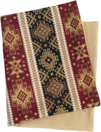 Kilim Throw Pillow Covers Burgundy Red and Green - 14 x 24 Inches Decorative Lumbar Pillows, Boho Room Decor for Couch, Bohemian Outdoor Case for Farmhouse, Southwestern Shams, Sofa