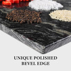 Koville Brazilian Natural Marble Cutting Board for Kitchen, 16x20" Extra Large Hand Crafted Marble Slab for Cheese, Charcuterie, Pastry Board - Wedding Gift, House Warming Gift