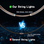 63FT Solar String Lights Outdoor Waterproof with USB Port & Remote Control Solar Patio Lights Long Last for 20+Hrs Dimmable Solar Power LED Shatterproof Bulbs solar lights for Camping Backyard Garden
