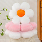 Purple Flower Pillow 19.68 inch Flower Shaped Throw Pillows Daisy Plush Pillow Floor Pillows Seat Cushion Cute Aesthetic Decorative Throw Pillows for Bed Home Sofa Chair Couch Decor