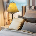 TOOTOO STAR Lamp Shades Set of 2,Imitation Sheepskin LampShade Royal Style 6" Top x 14" Bottom x 10" High Lamp Shades,Suitable for floor and table LampShades Spider