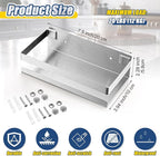 Lallisa 2 Pieces Stainless Steel Shelf Bathroom Shower Floating Shelves Wall Mounted Shower Caddy Basket Shelf Storage Organizer Shelves for Bathroom, Kitchen, Living Room (7.87 Inches/ 20 cm,Silver)