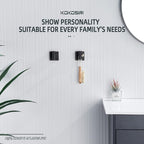 KOKOSIRI Robe Hooks Bathroom Towel Coat Hook for Bath Kitchen Hardware Wall Mounted, 2 Pack Oil Rubbed Bronze Stainless Steel B1013ORB-P2