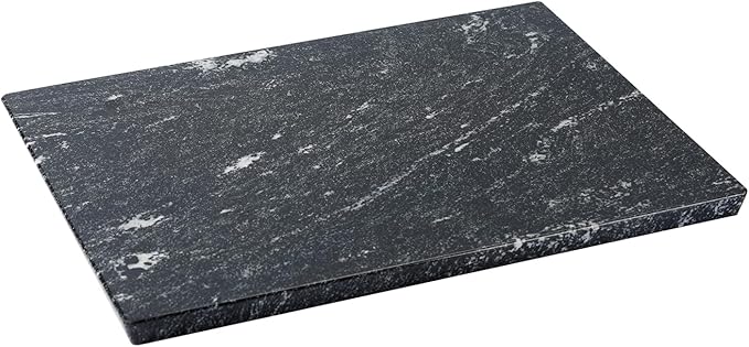 Koville Brazilian Natural Marble Cutting Board for Kitchen, 16x12inch Large Hand Crafted Marble Slab for Cheese, Charcuterie, Pastry Board - Wedding Gift, House Warming Gift